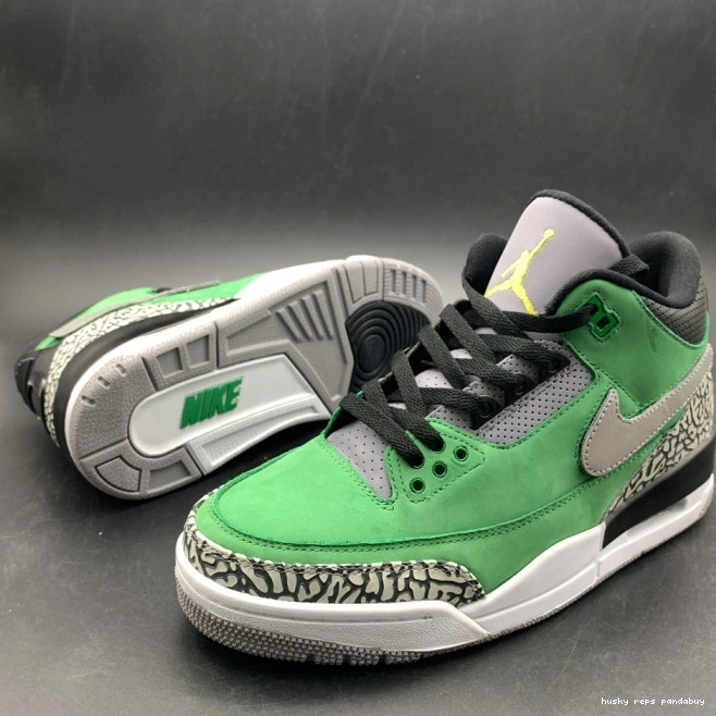 Cheap Husky PE AJ3 Air Retro 867493 shoes Jordan 3 Ducks Oregon Tinker 0823